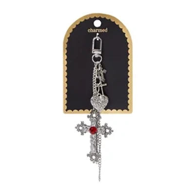 Charmed Goth Cluster Key Ring