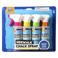 Sidewalk Chalk Spray 4-Count