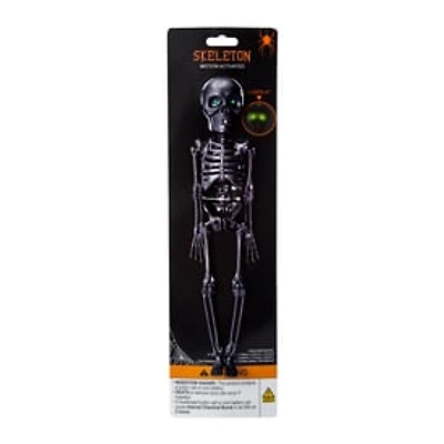 Mini Neon Skeleton With Light-Up Eyes 10in