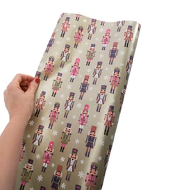 Luxe Metallic Holiday Wrapping Paper 75 Sq.ft