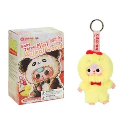 Baby Three Mini Animal World Plush Figure (Styles May Vary)