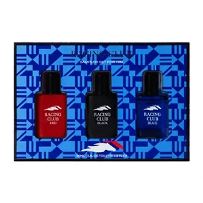 Racing Club Eau De Toilette For Him Sampler Set 3-Pack