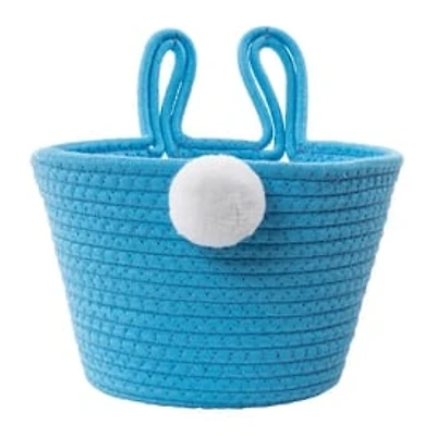 Coiled Rope Bunny Easter Basket 9in