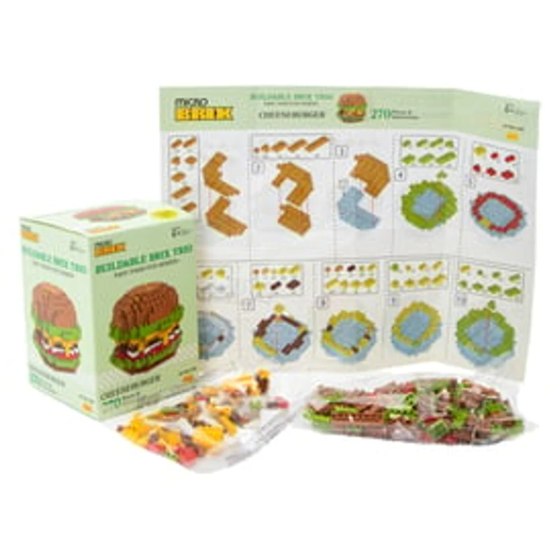 Micro Brix Buildable Trio 3-Pack