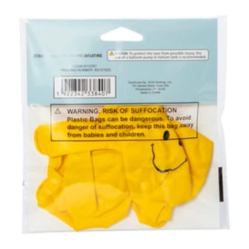 Happy Face Balloons 5-Count