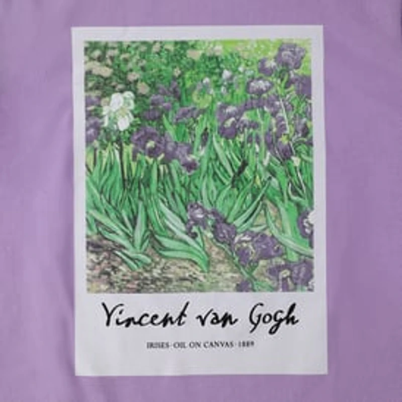 'Vincent van Gogh Irises Oil on Canvas 1889' Graphic Tee