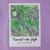 'Vincent van Gogh Irises Oil on Canvas 1889' Graphic Tee
