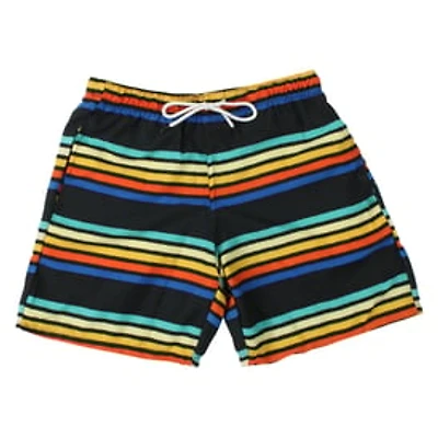 Blue Tie Dye Swim Trunks