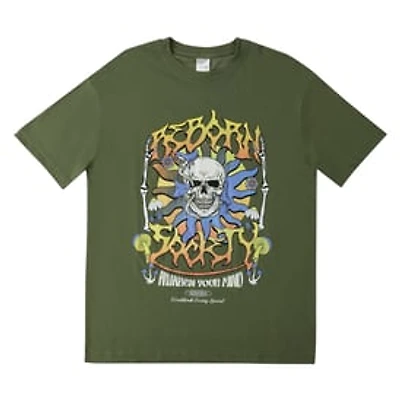 Reborn Society Skull Graphic Tee