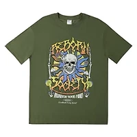 Reborn Society Skull Graphic Tee