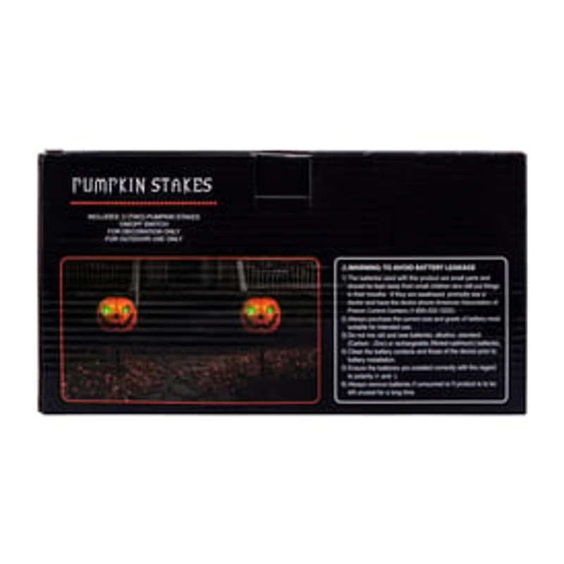 Halloween Pumpkin Stakes 2-Pack