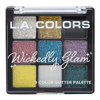 L.A. Colors® Wickedly Glam Glitter Palette 9-Count