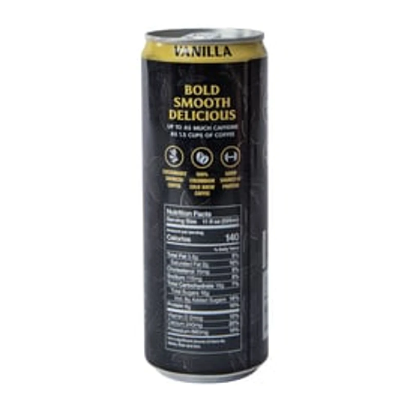 Death Wish Coffee Co® Fair Trade Vanilla Latte Can 11oz