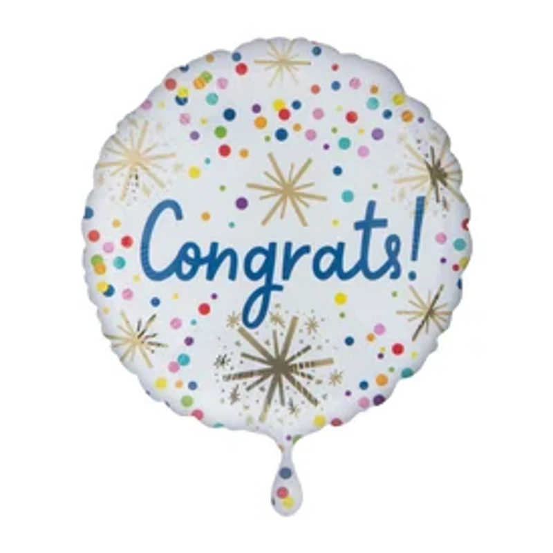 INFLATED Congrats! Standard Decorative Balloon