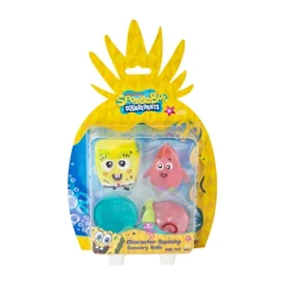 SpongeBob SquarePants™ Character Squishy Sensory Balls 4-Pack Set