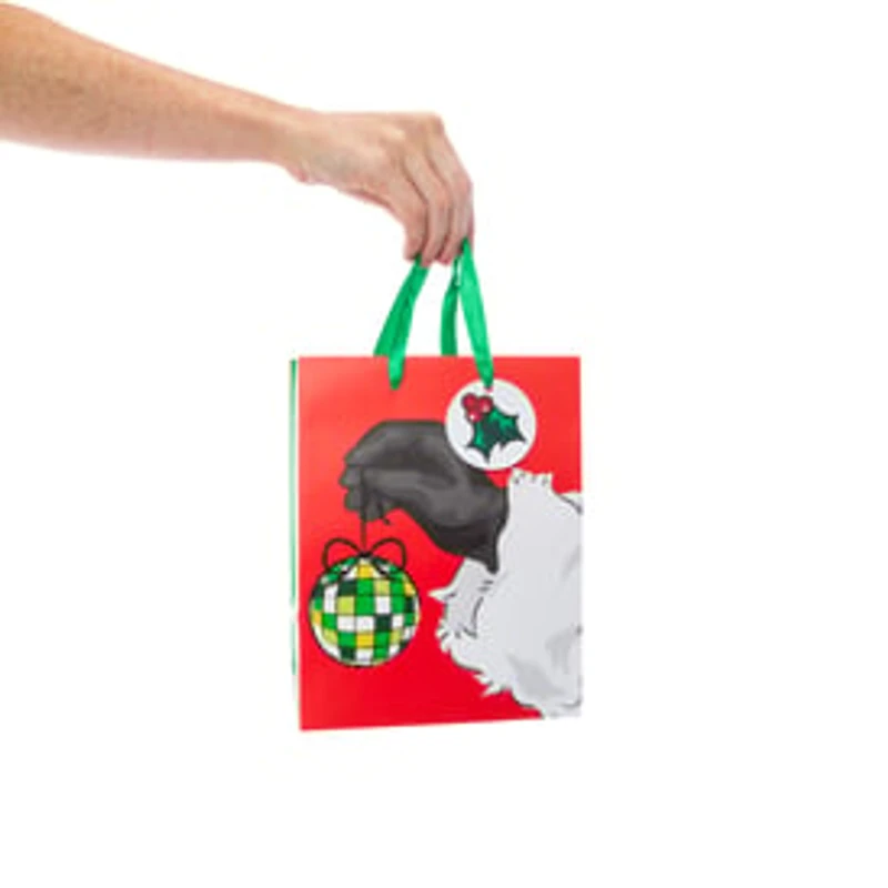 Christmas Gift Bag - ‘Disco Santa’