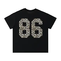 86 Leopard Print Graphic Tee