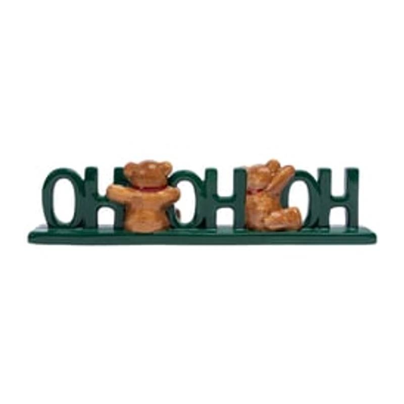 Christmas Ceramic HoHoHo Tabletop Sign