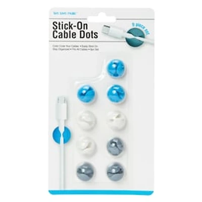 Flower Stick-On Cable Organizers 4-Count