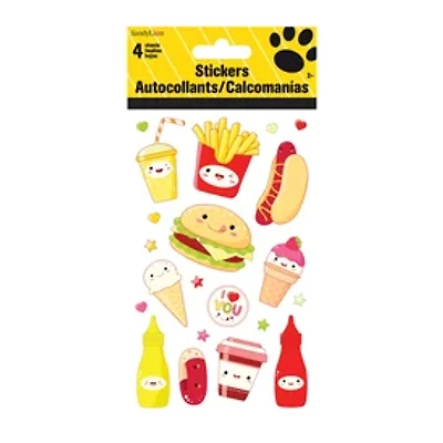 Kawaii Foodie Stickers 4 Sheets