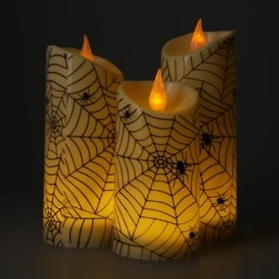 Halloween LED Candles 3-Count Set