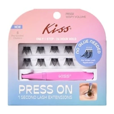 Kiss® Wispy Volume Press On Lash 1-Second Extensions 8-Pack