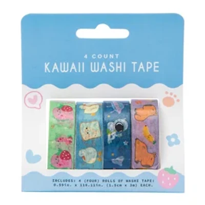 Kawaii Washi Tape 4-Count