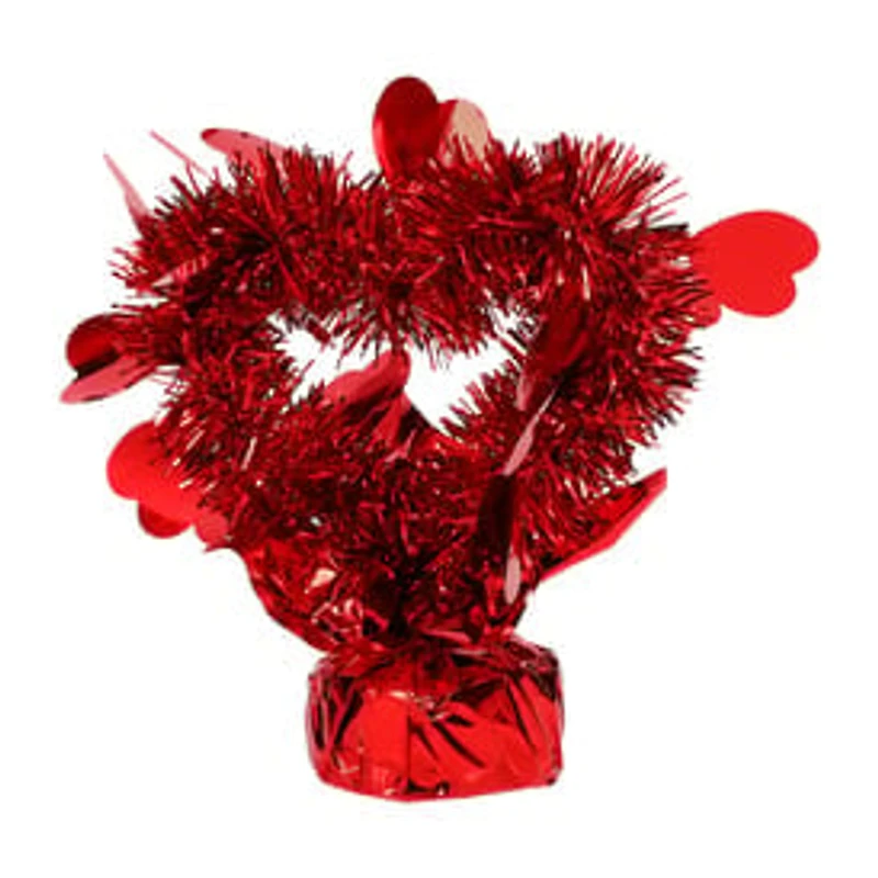Heart Tinsel Balloon Weight