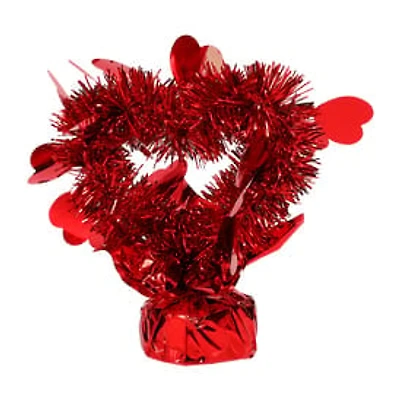 Heart Tinsel Balloon Weight