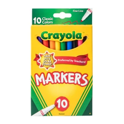 Crayola® Fine Line Markers 10-Count