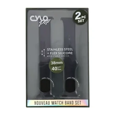 Cylopop Nouveau Watch Band Set For Apple Watch® 38/44mm 2-Pack