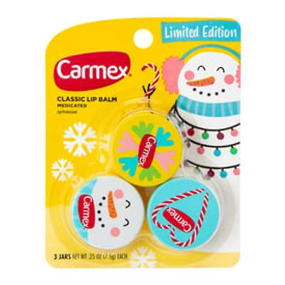 Limited Edition Carmex® Holiday Jar Lip Balm 3-Count