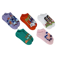 Ladies Disney Stitch No-Show Socks 5-Pack