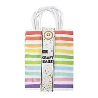 Medium Recyclable Eco Friendly Kraft Bags 10in x 7.95in 8-Count
