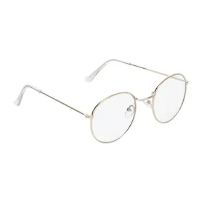 Juniors Round Metal Blue Light Glasses