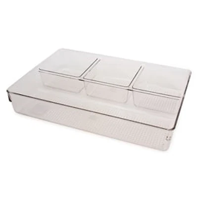 Clear Desk Organizer 12.5in x 9in