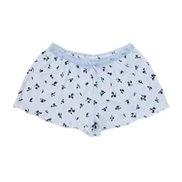 Juniors Floral Rib Shorts