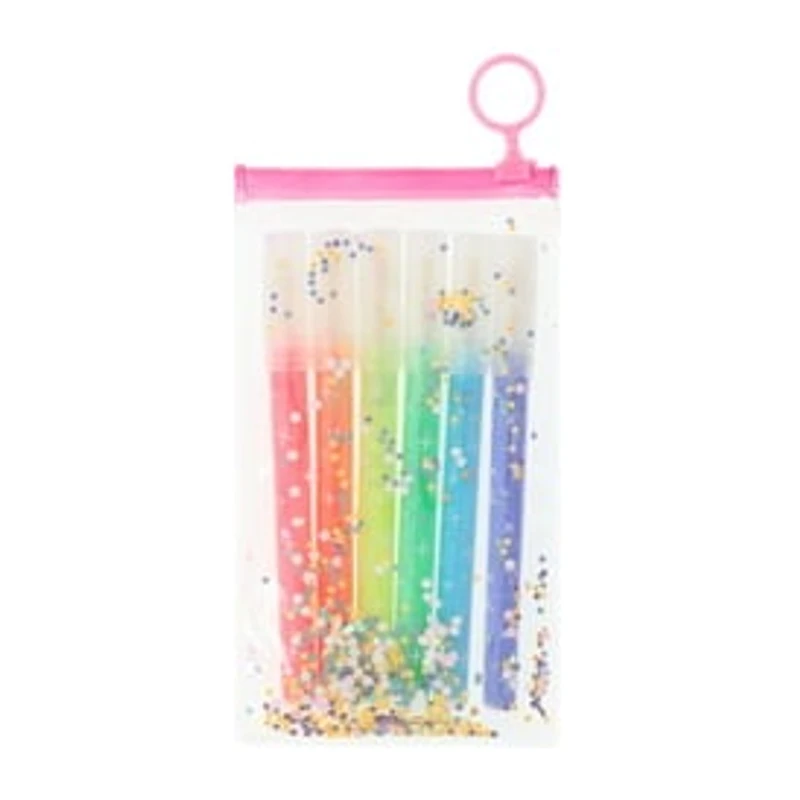 Glitter Highlighters 6-Pack
