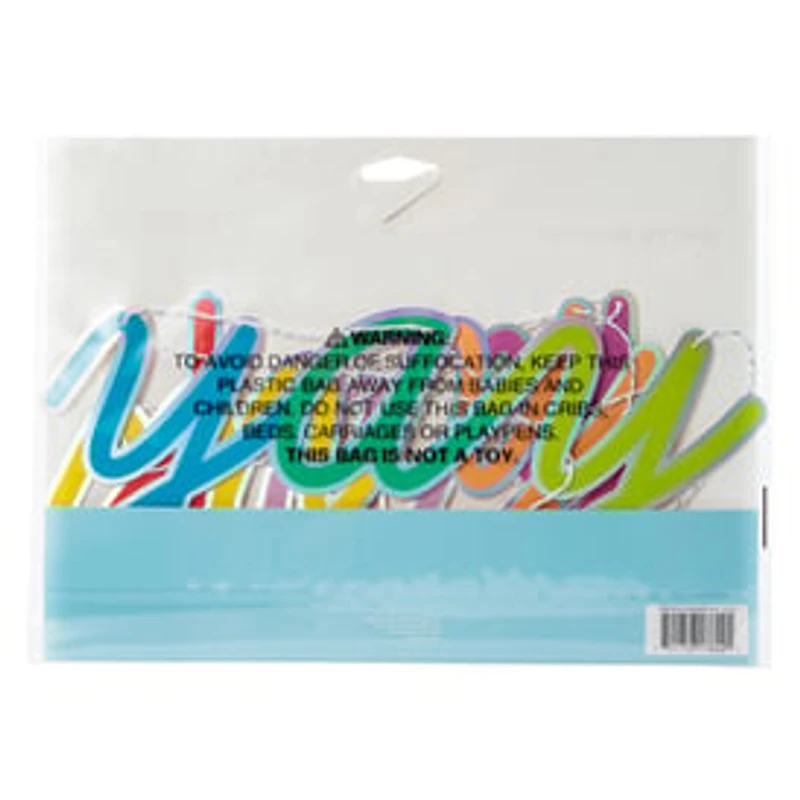 'Yay My Day' Party Banner 96in x 7.75in