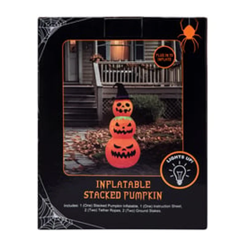 Halloween Inflatable Stacked Pumpkin