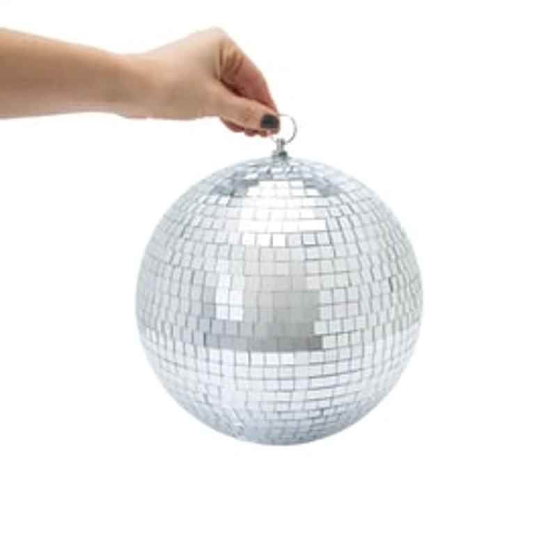 Silver Disco Ball 10in