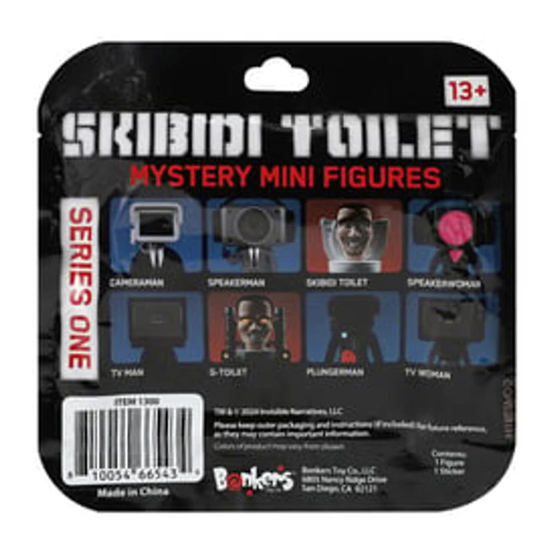 Skibidi Toilet Mystery Mini Figures (Styles May Vary)