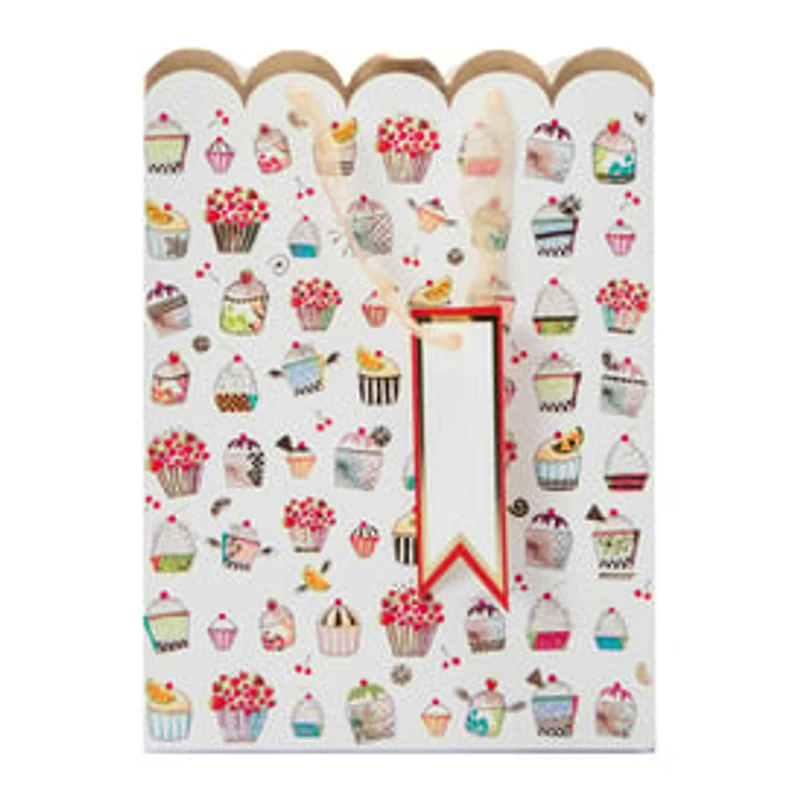 Scallop Edge Medium Gift Bags 7in x 9in