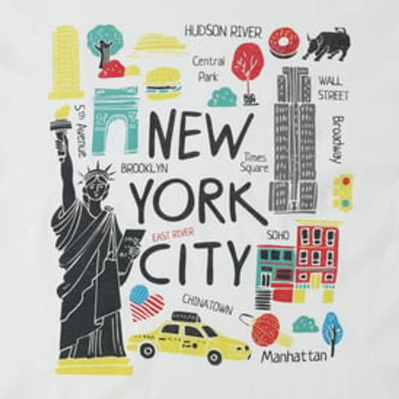 New York City Collage Graphic Tee
