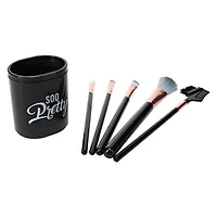 Gina Beauty™ Makeup Brush Set With Holder 6-Count