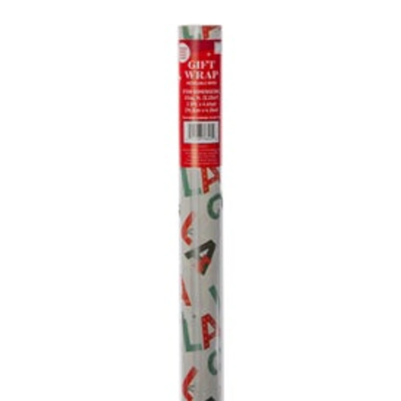 Traditional Holiday Wrapping Paper 35 Sq.ft