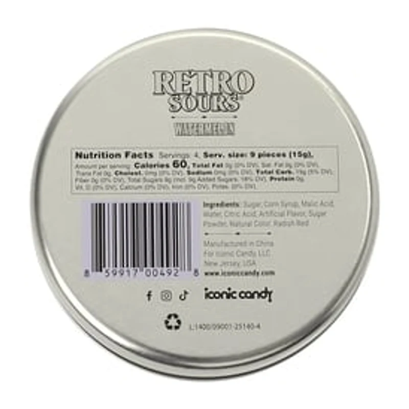 Retro Sours® Watermelon Candy 2.1oz