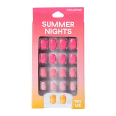 Summer Nights Press-On Nails 18-Piece Set