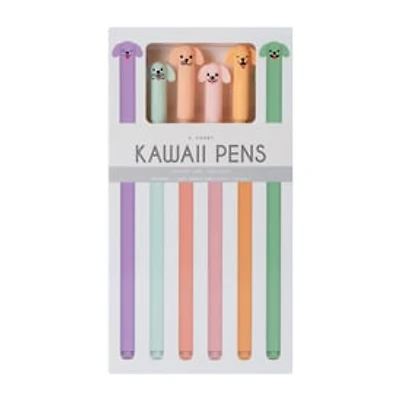 Kawaii Critter Pens 6-Count (Styles May Vary)
