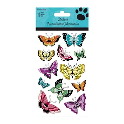 Butterfly Stickers 4 Sheets